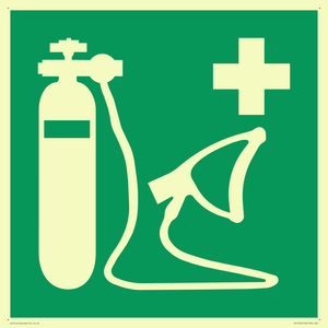 E028 safe condition oxygen resuscitator